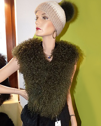 Kragen-Stola aus Tibetlamm